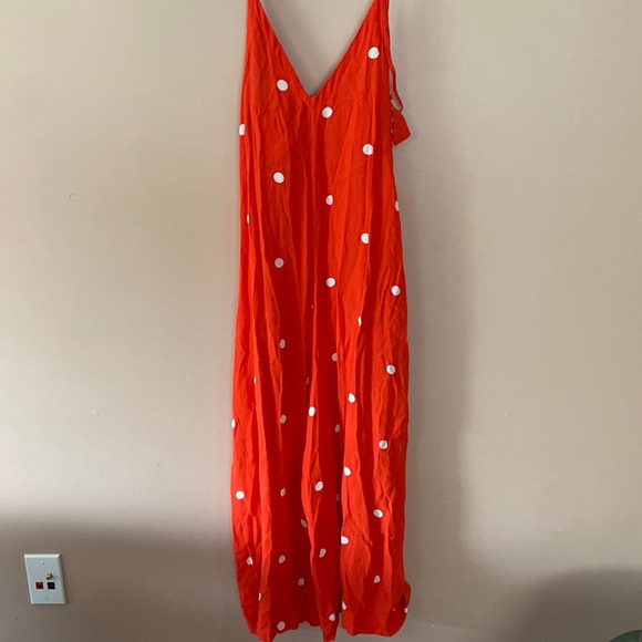 Free People Pants - Free people polka dot jumpsuit